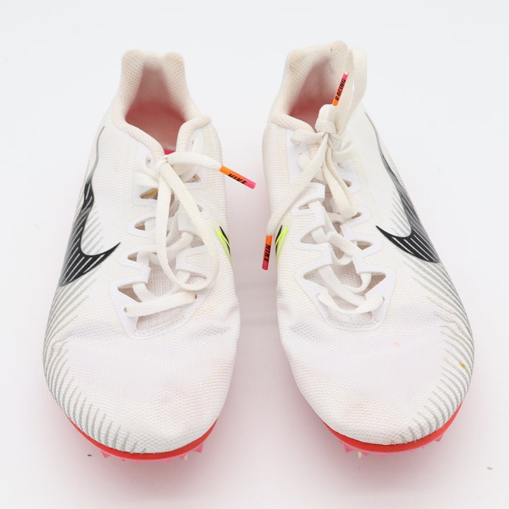 Nike Track Spikes Mens 8.5 Zoom Rival M 9 White Crimson Racing Excellent
