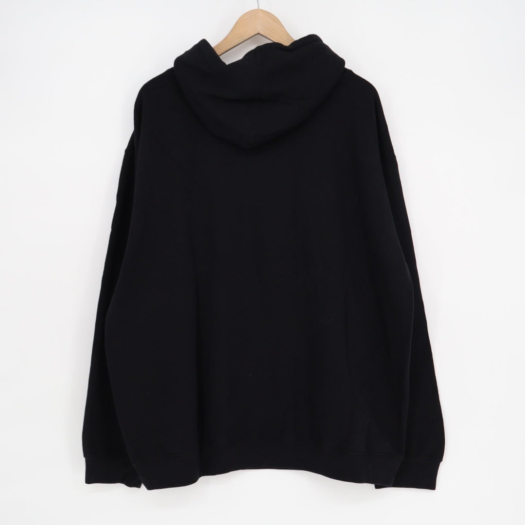 Hoodie Mens Black When this Virus is Over Graphic Kangaroo Pockets Pullover
