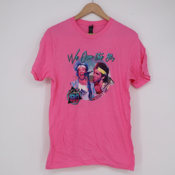 Gildan Softstyle We Own the 80s Graphic T-Shirt Pink Small Decade 80 Residency