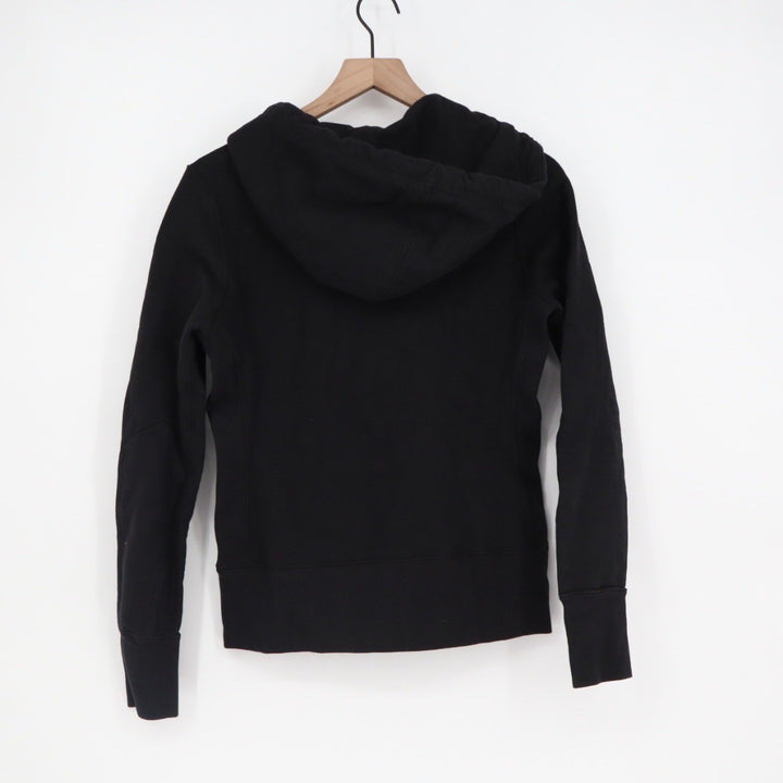 American Giant Womens Black Full Zip Hoodie Sweatshirt XS 100 Cotton Made in USA