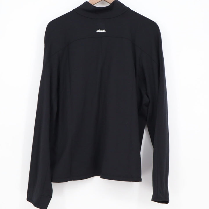 Allbirds Sweatshirt Womens 2XL Navy Performance Quarter Zip Thumb Hole Sleeve