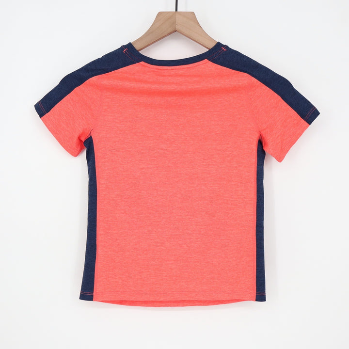 DSG Boys Pieced Graphic Movement Tee Cabana Coral Orange XS 6-7