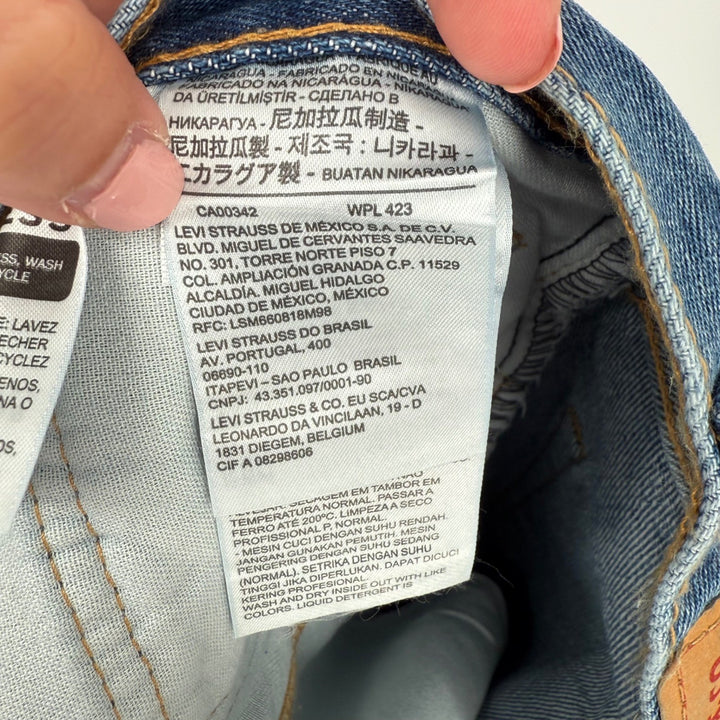 Levi Strauss 550 Relaxed Fit Jeans Men W44 L30 Blue Denim