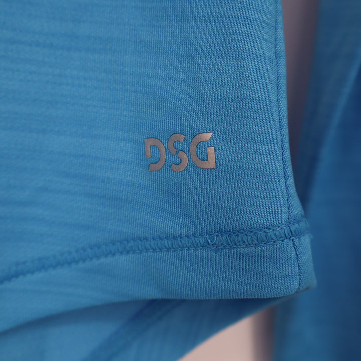DSG Womens Movement 1/4 Zip Pullover Aqua Blue Heather Small NWT