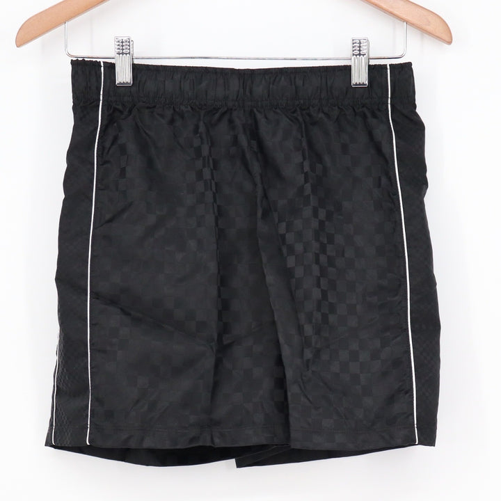 DSG Boys Black Checkered Woven Soccer Shorts Size L 14-16 NWT