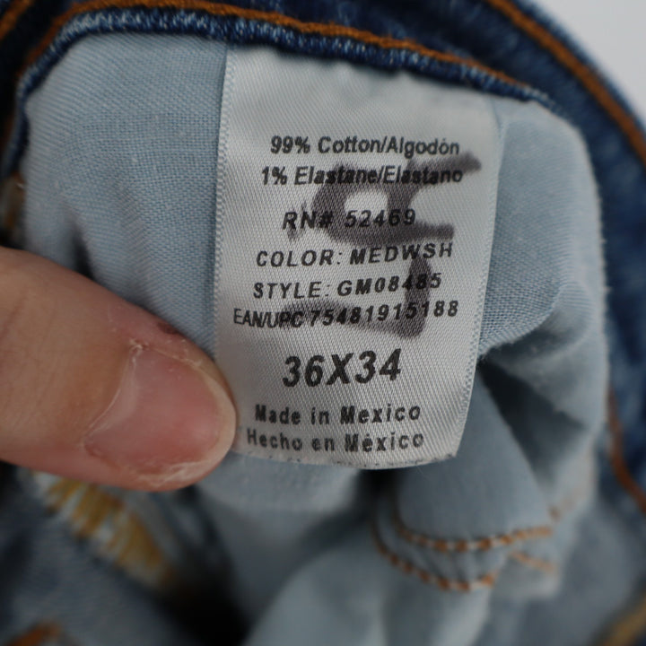 American Eagle Outfitters Skinny Jeans Mens 36x34 Blue Denim Cotton Stretch