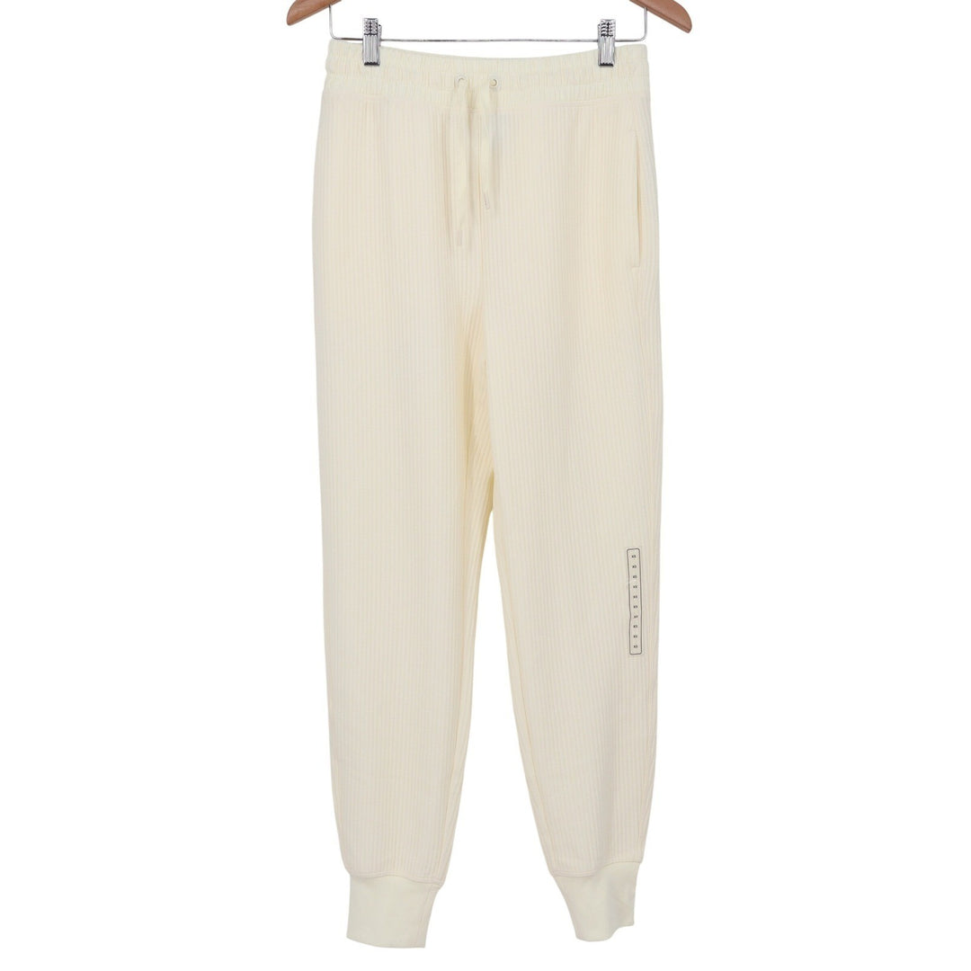 DSG So Soft Ottoman Jogger Womens XS Light Cream Ribbed High Rise