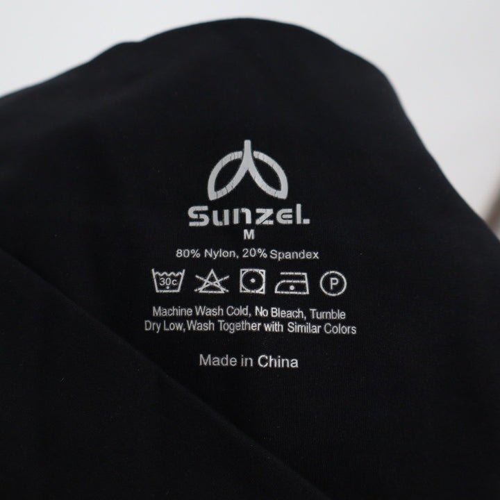 Sunzel Black Wide Leg Yoga Pants Flared Athleisure Bottoms Size M