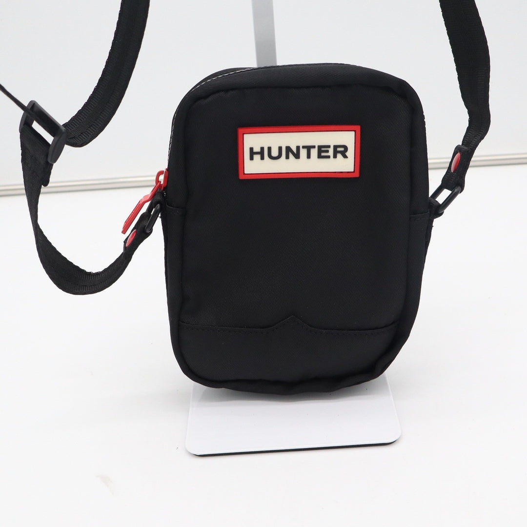 Hunter Original Nylon Crossbody Bag Black Water Resistant Festival Travel Bag