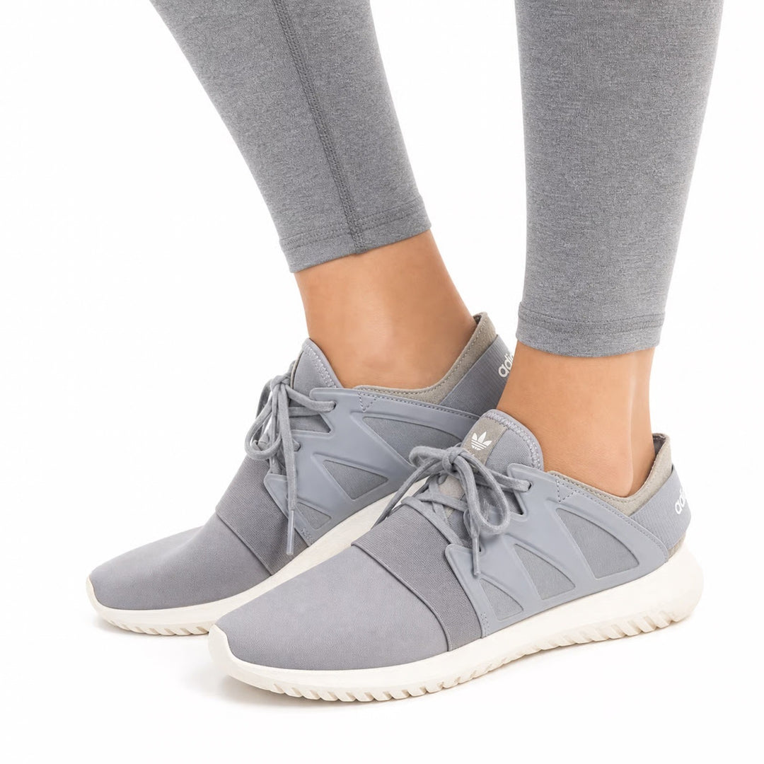 Adidas Tubular Viral Grey White Womens Sneakers Size 9 Low Top Shoes