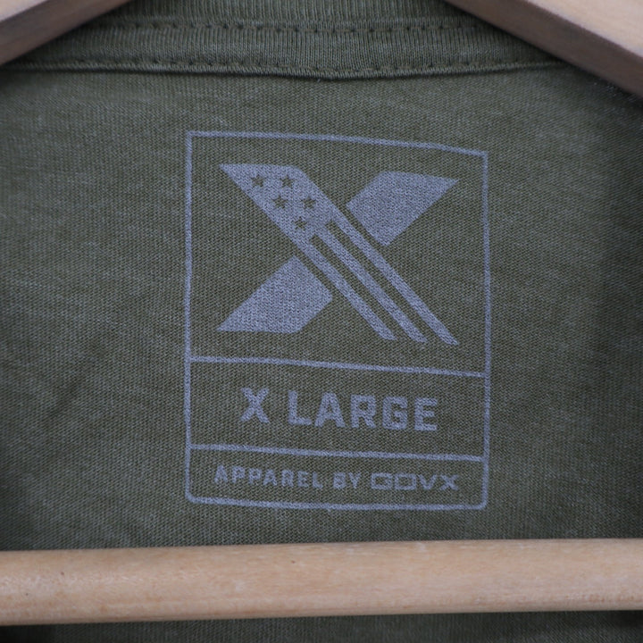 Apparel By Govx T-Shirt Mens XL Olive Green Short Sleeve Crew Neck Pullover