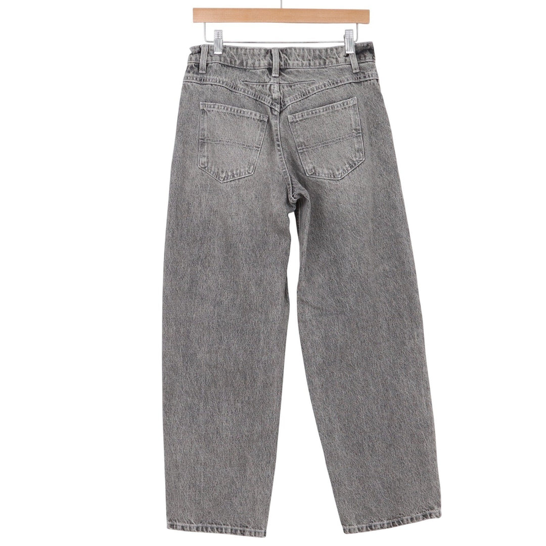 Wild Fable Jeans Womens 4 Carpenter Wide Leg Gray High Rise Utility Denim