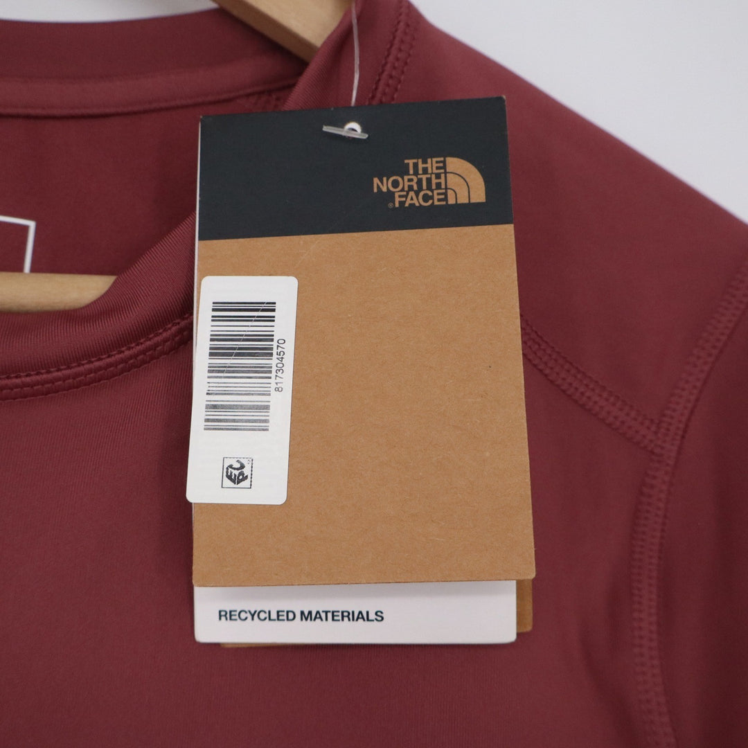 The North Face Womens Winter Warm Essential Crew Wild Ginger Slim Fit M