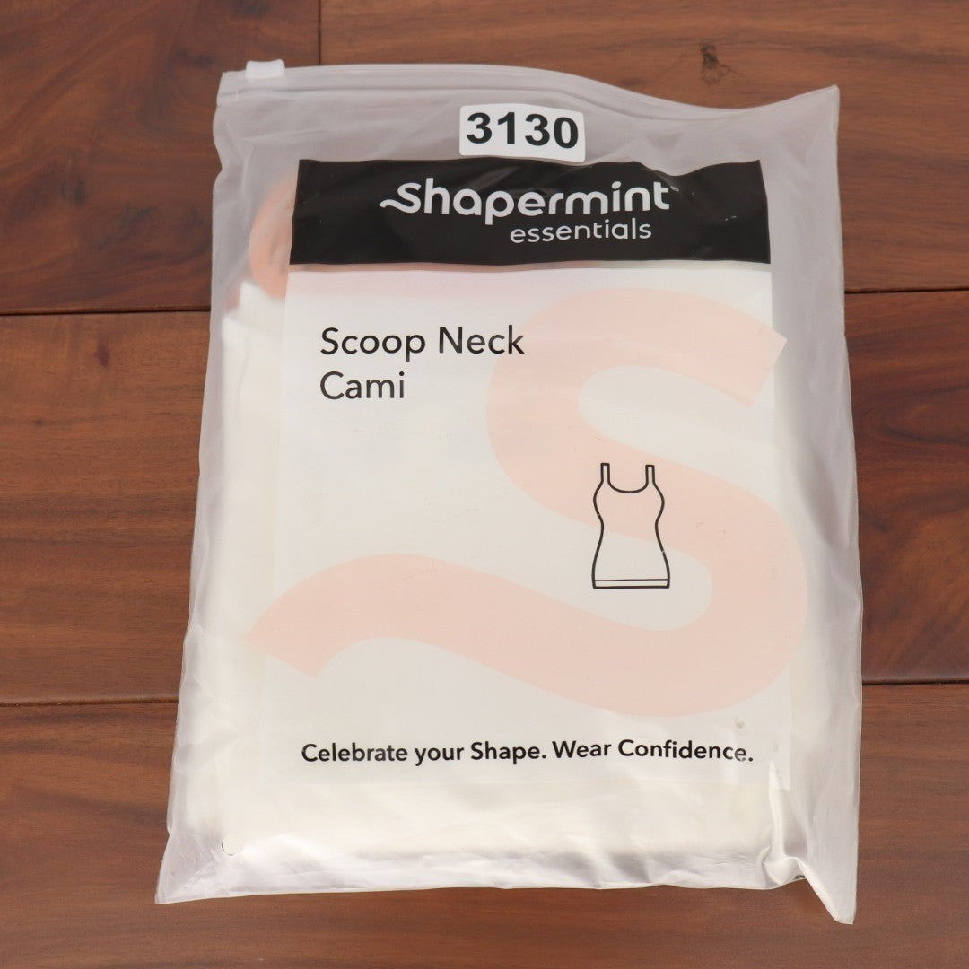 Shapermint Essentials All Day Every Day Scoop Neck Cami 3XL White Shapewear