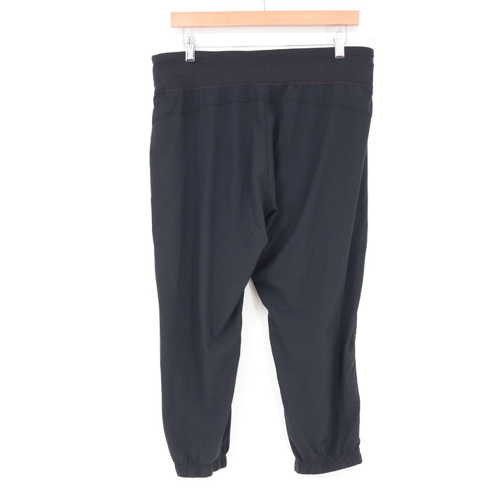 Under Armour Womens Black Elastic Waist Cropped Jogger Pants
