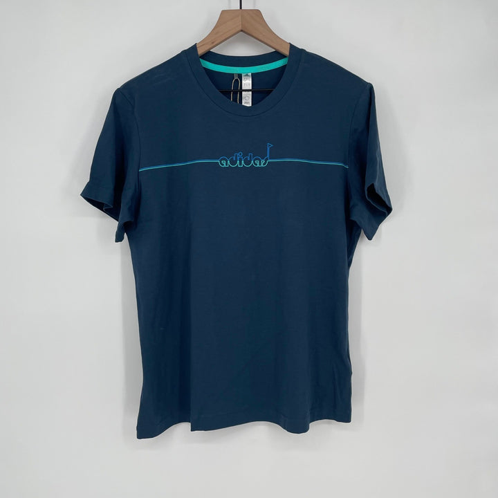 Adidas Womens Golf Graphic T-shirt Crew Navy L