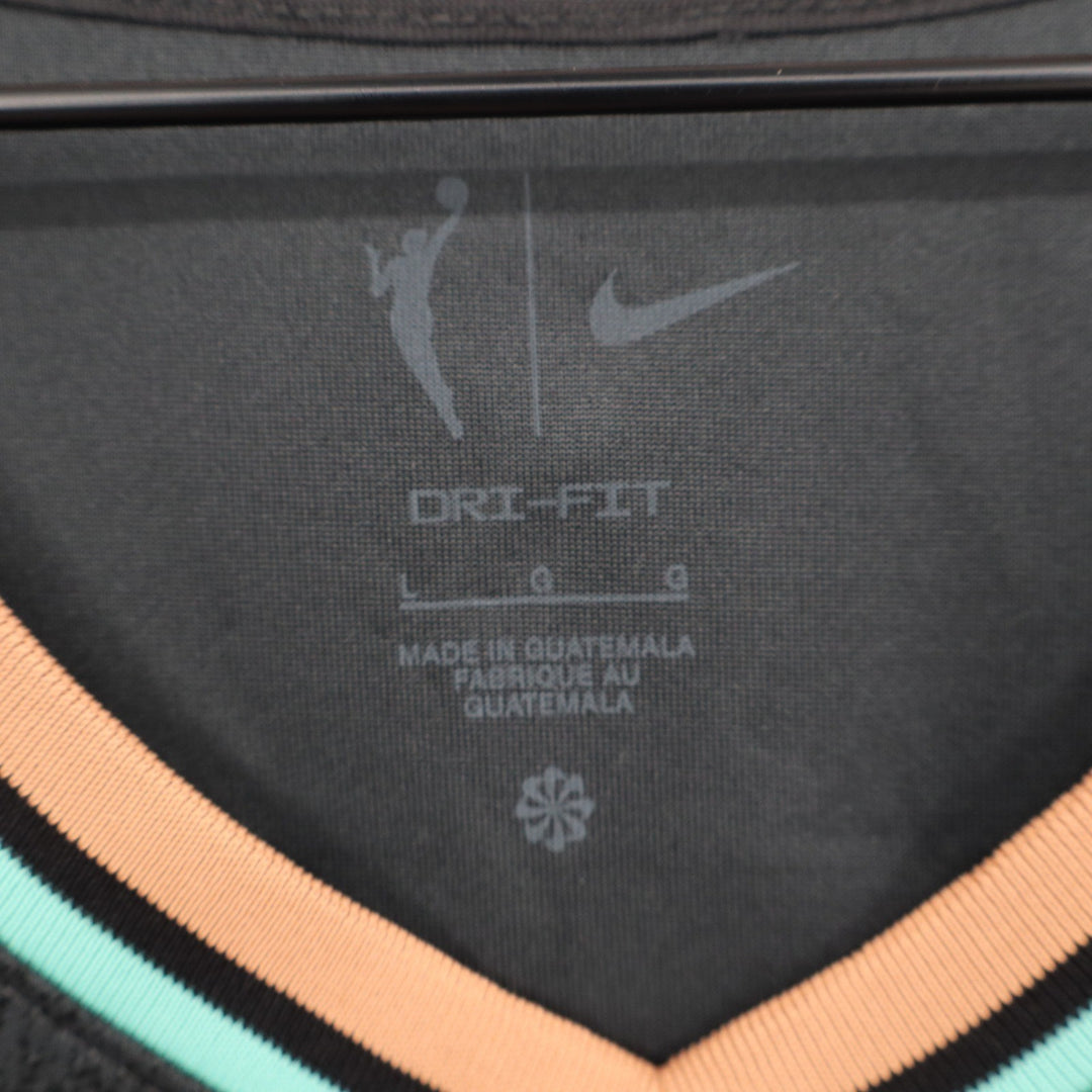 Nike New York Liberty Sabrina Ionescu 20 Explorer Edition Jersey Black Large