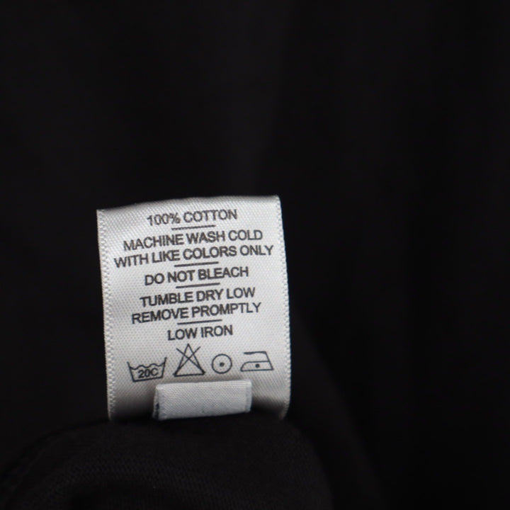 American Giant Mens Black Crew Neck T Shirt Size L Made in USA Cotton