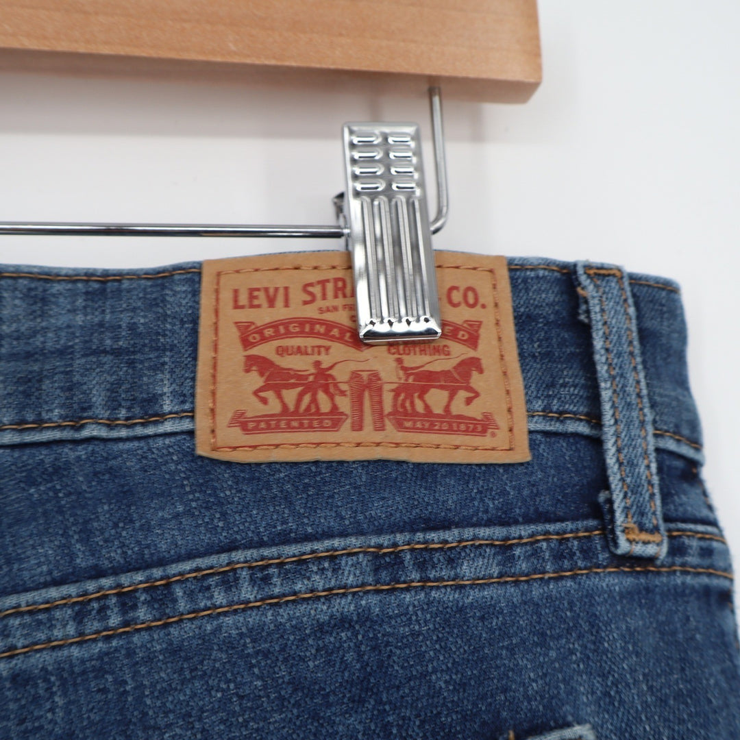Levis 711 Skinny Jeans Womens 31 Blue Mid Rise Stretch Denim DVA 950