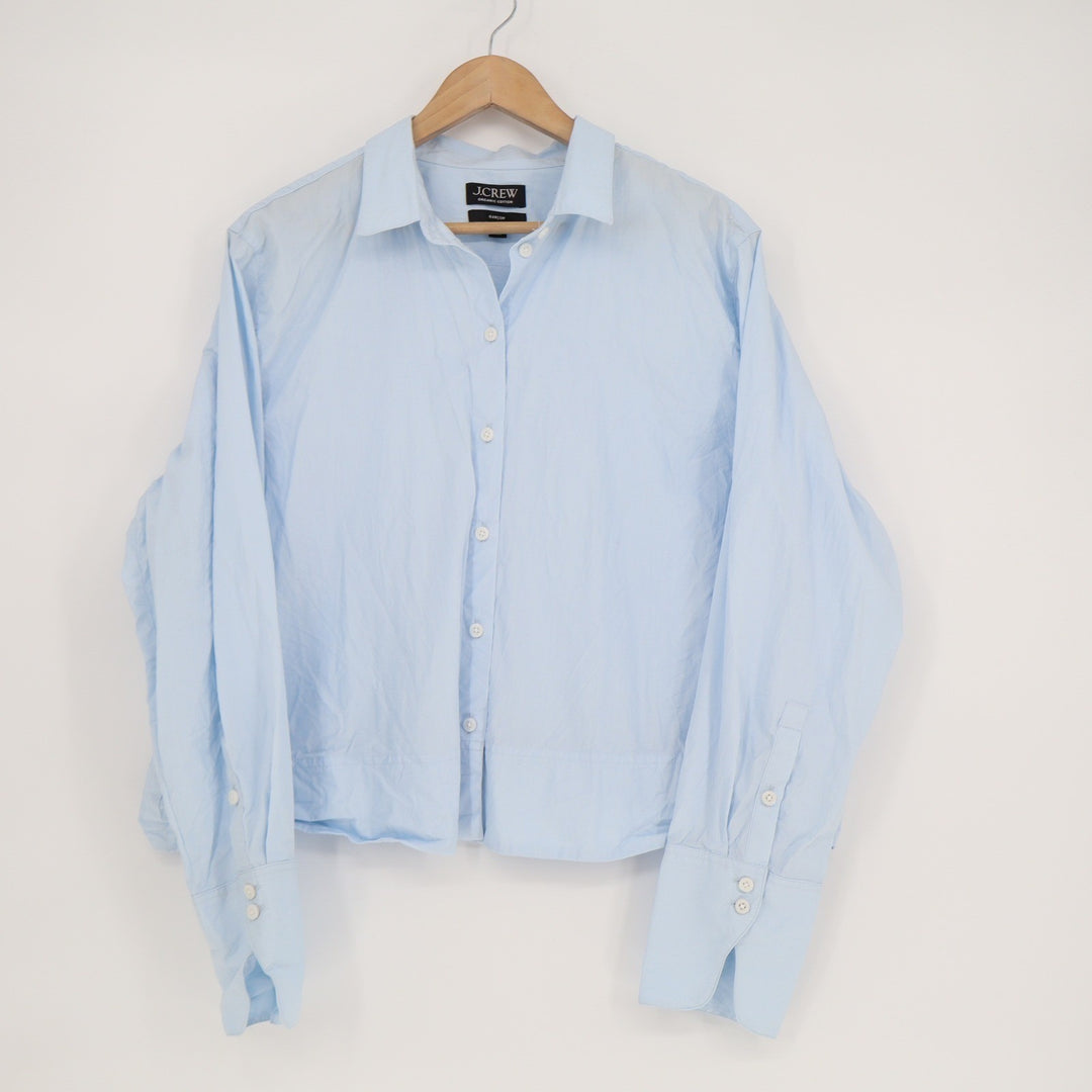 J.Crew Garcon Organic Cotton Button Down Shirt Light Blue Size 16