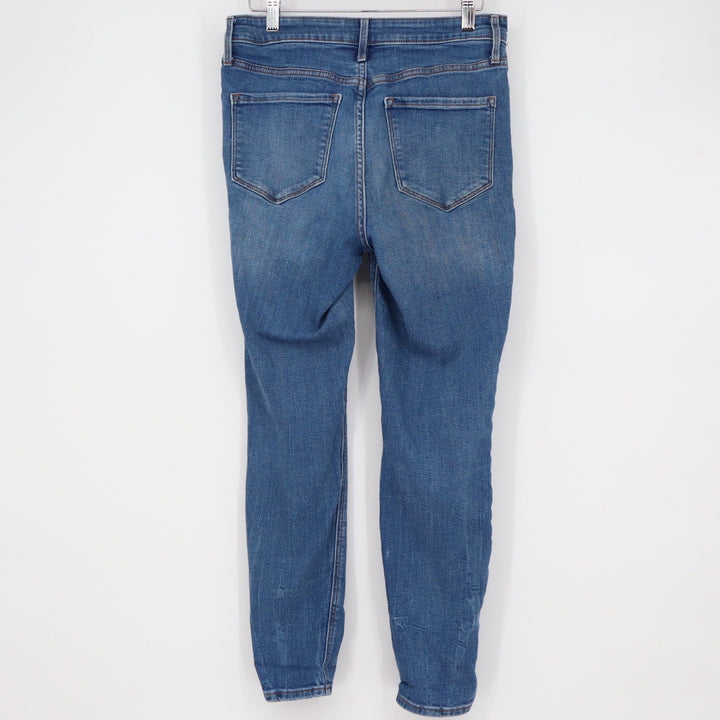 Old Navy Rockstar Super Skinny High Rise Button Fly Jeans Blue Size 6