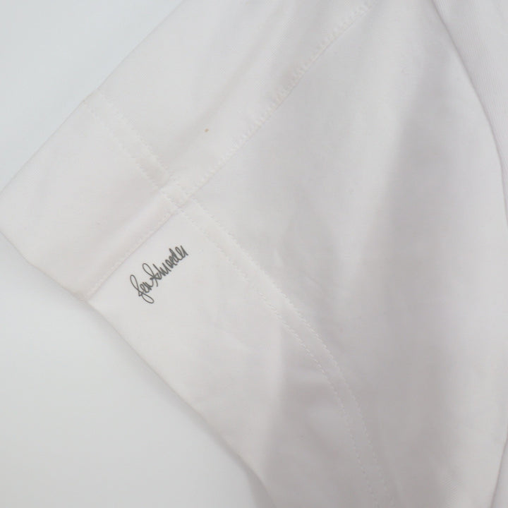Easton Jen Schroeder JS WMS Crop Tee White Athletic Short Sleeve Shirt S