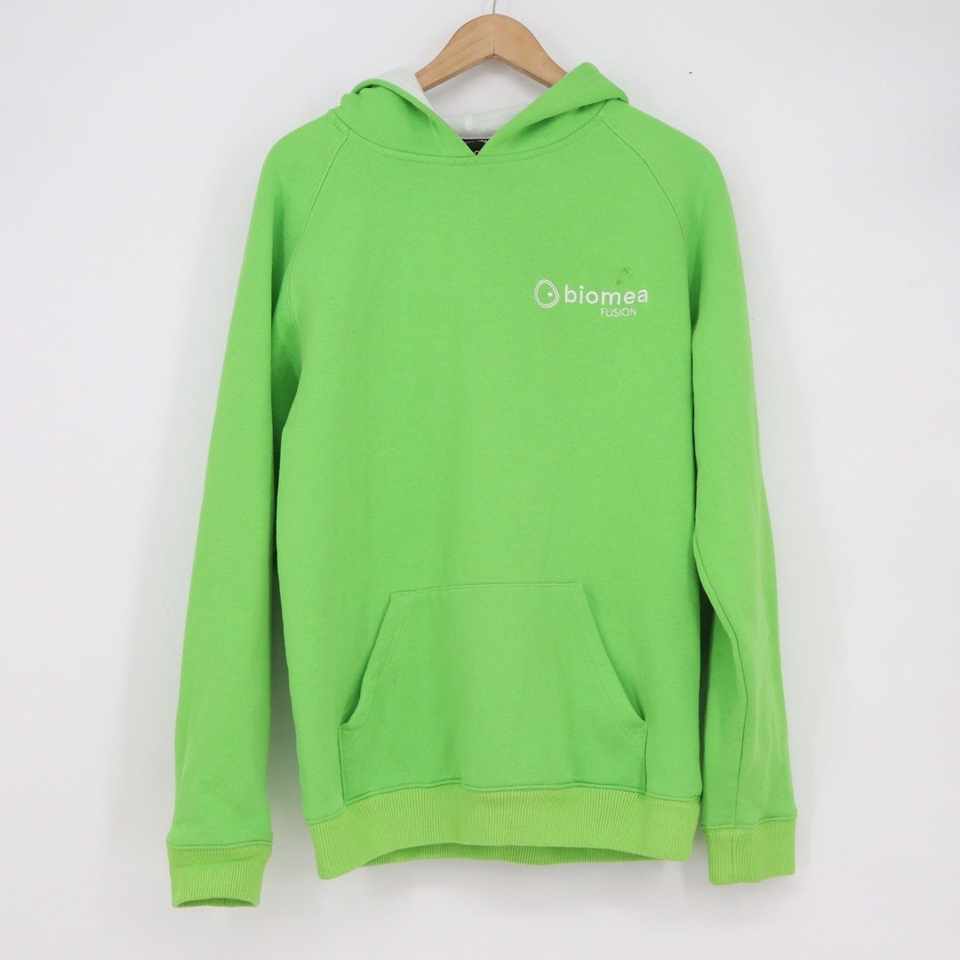 Reform Clothing Biomea Fusion Hoodie Mens Medium Lime Green Pullover Sweatshirt