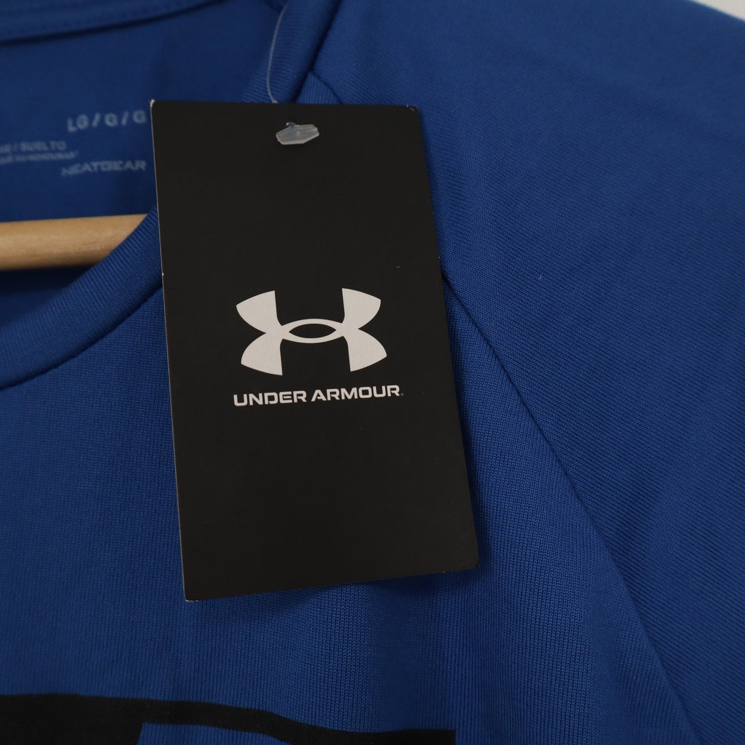 Under Armour Mens Tech 2.0 Tilt SS Royal Blue Graphic T-Shirt L NEW