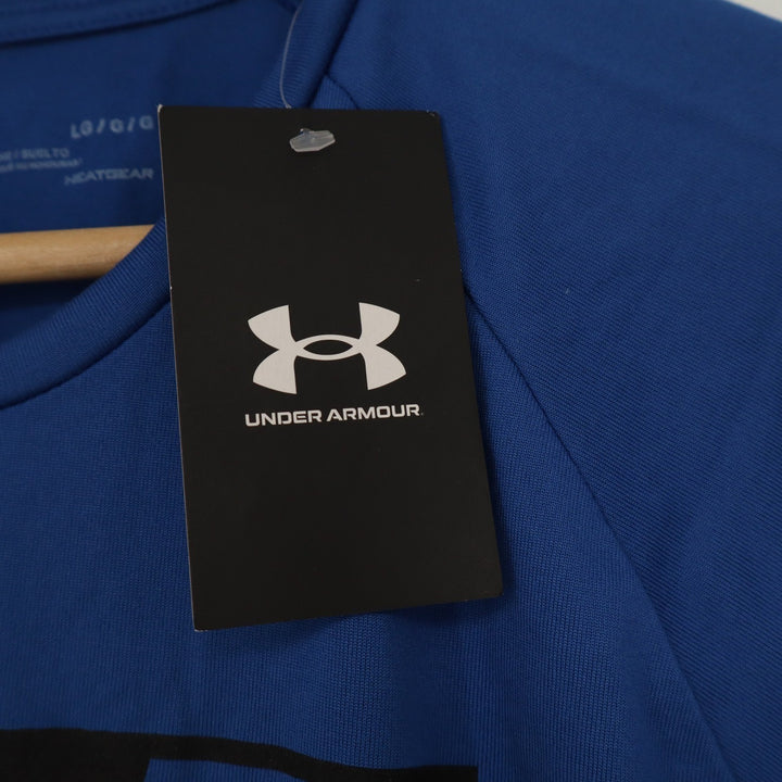 Under Armour Mens Tech 2.0 Tilt SS Royal Blue Graphic T-Shirt L NEW