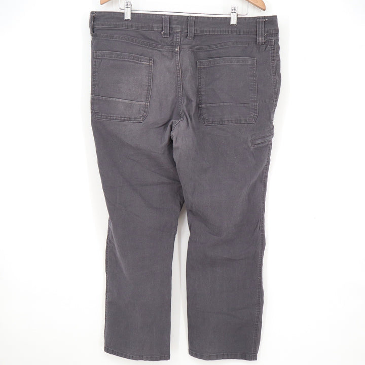 Weatherproof Vintage Mens Relaxed Fit Utility Pants Charcoal Gray 36x29