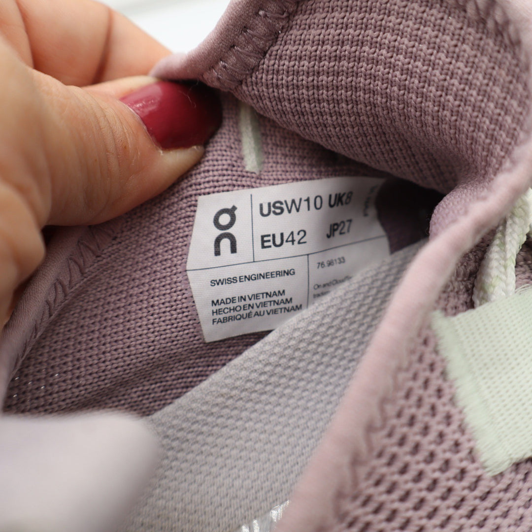 On Running Sneakers Womens 10 Cloudaway Mauve Purple Sustainable Active Good