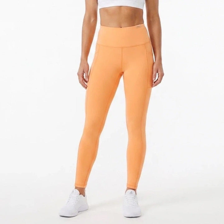 DSG Momentum 7/8 Leggings Womens Small Vintage Orange High Rise Side Pockets