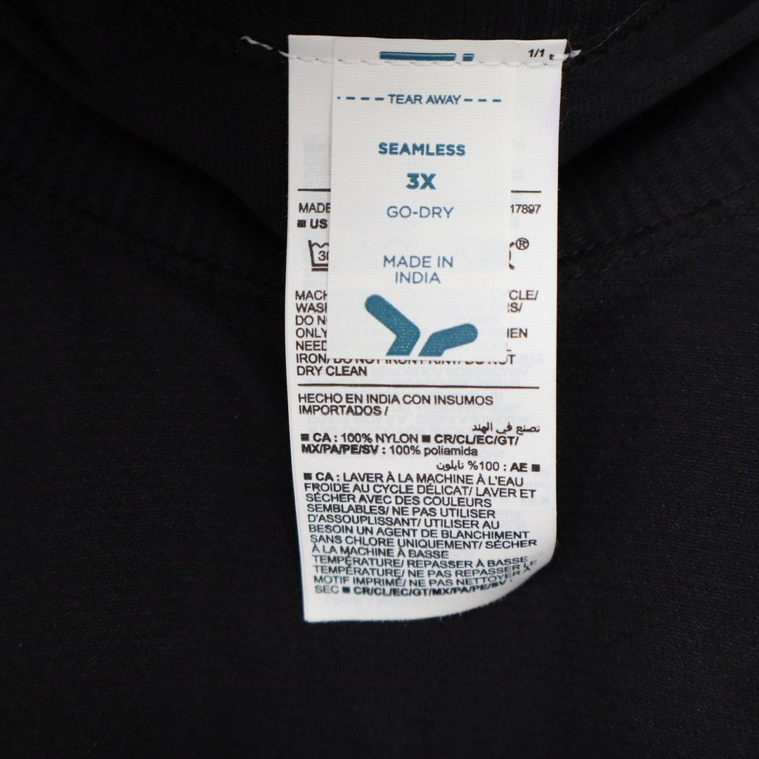 Old Navy Active Go-Dry Seamless Black T-Shirt Women 3X