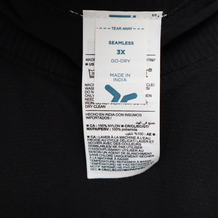 Old Navy Active Go-Dry Seamless Black T-Shirt Women 3X