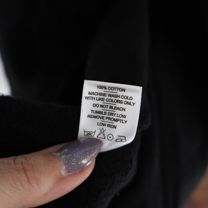 American Giant Long Coat Women XS/S Black Cotton Fleece Pocket Hooded Waist Belt