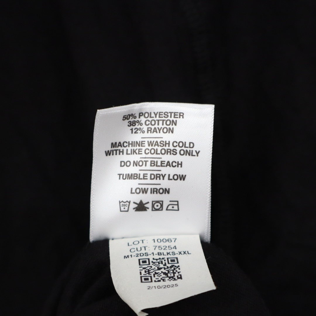 American Giant Lightweight Full Zip Hoodie Womens 2XL Black Tri Blend Jersey