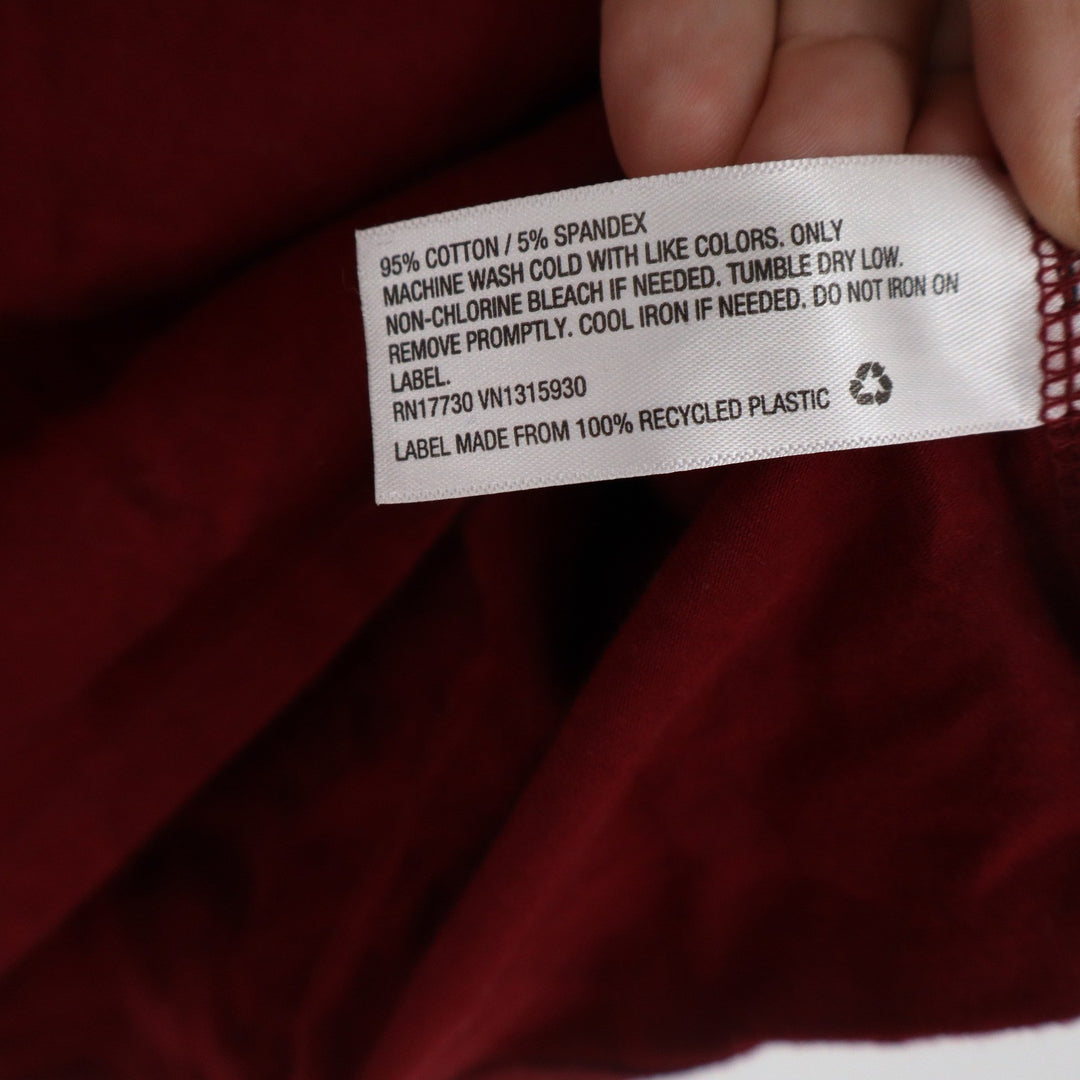 Wild Fable Burgundy Bodycon Mini Dress XL Surplice V-Neck Spaghetti Strap Cotton