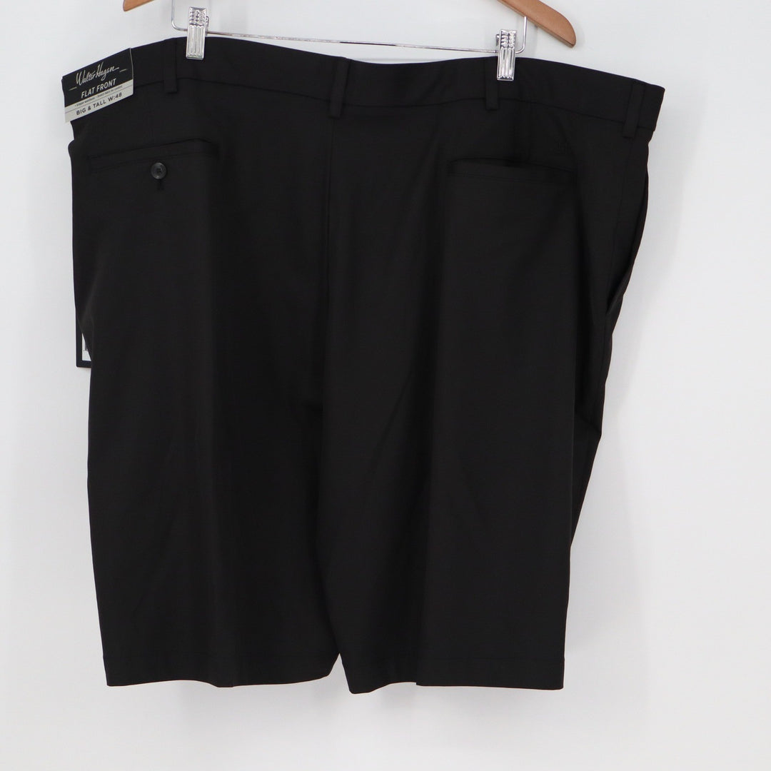 Walter Hagen Mens 11 Majors Golf Shorts Black Big and Tall 48
