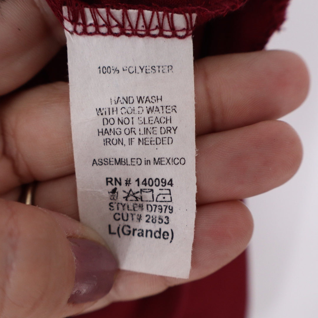 See You Monday Burgundy Midi Slip Dress Spaghetti Strap V-Neck Large NEW