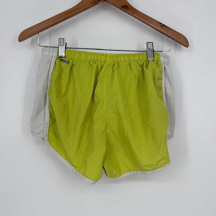 Puma Athletic Running Shorts Women's Size S Lime Green White Trim Lightweight