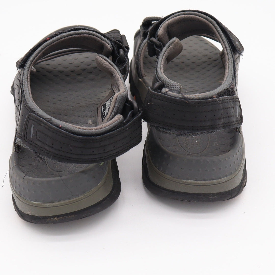 Skechers Relaxed Fit Luxe Foam Mens Black Sporty Sandals Size 8