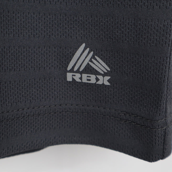 RBX Performance Mens Medium Charcoal Gray Short Sleeve Activewear Shirt