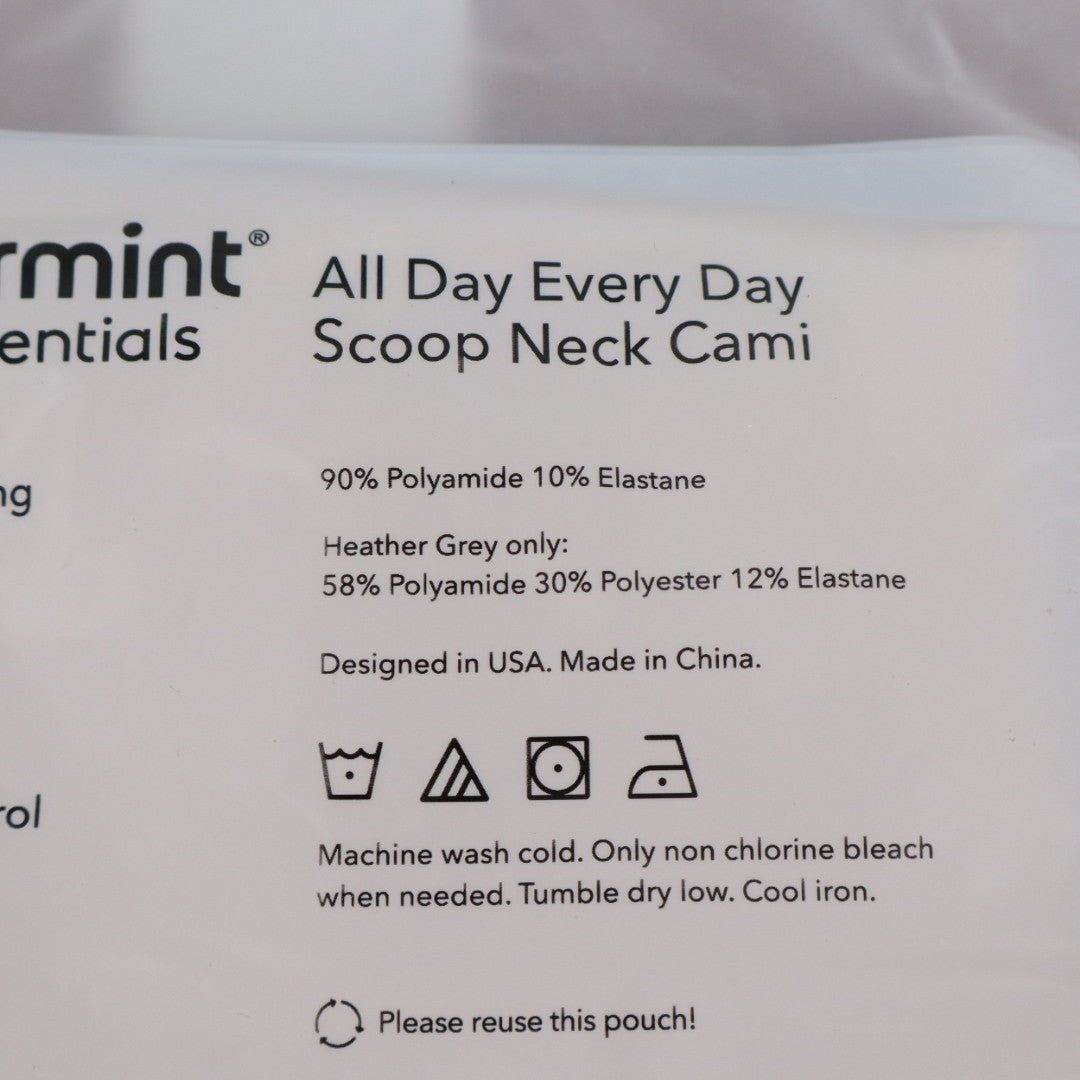 Shapermint Essentials All Day Every Day Scoop Neck Cami Large Chai Shapewear