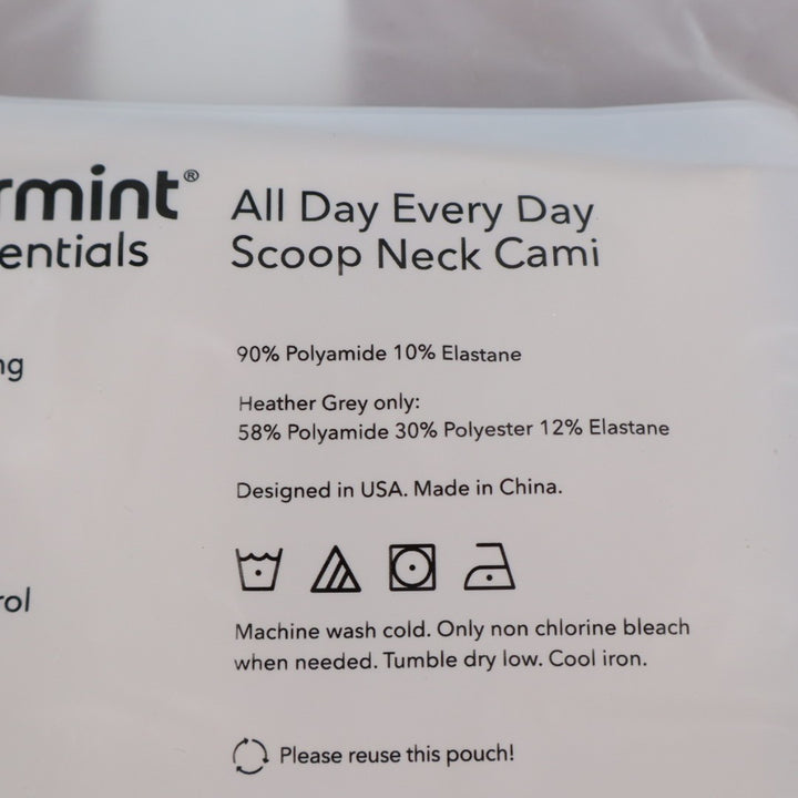 Shapermint Essentials All Day Every Day Scoop Neck Cami Large Chai Shapewear