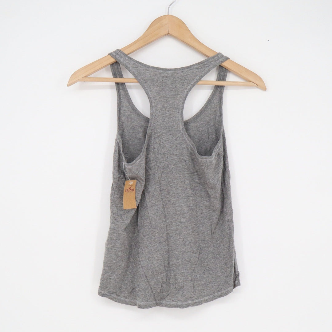 Hollister Womens XS Grey Racerback Tank Top NWT Cotton Modal