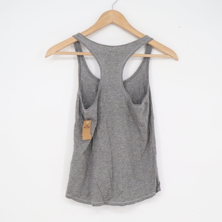Hollister Womens XS Grey Racerback Tank Top NWT Cotton Modal
