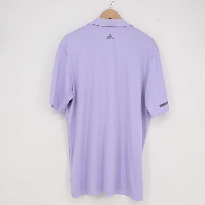 Adidas Mens Puremotion CoolMax Golf Polo Shirt Purple Large