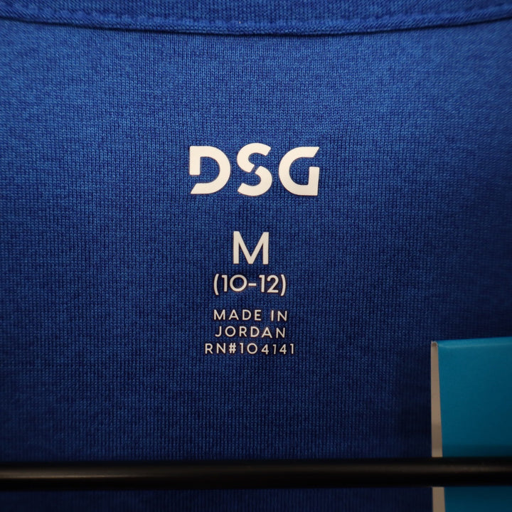 DSG Girls Royal Blue Heather Movement 1/4 Zip Pullover Long Sleeve Size M 10-12