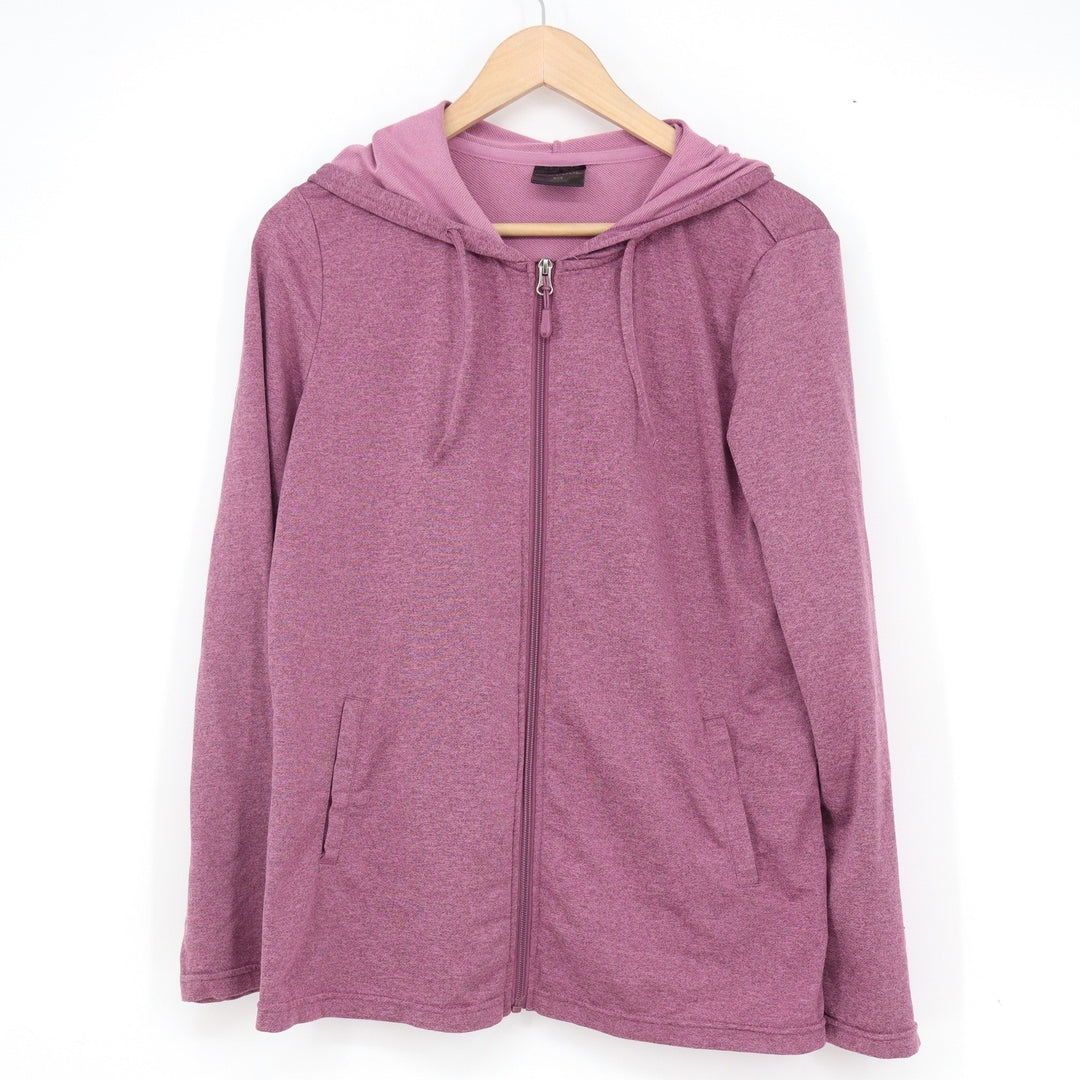 32 Degrees Cool Womens Purple Heather Full Zip Lightweight Hoodie Size M