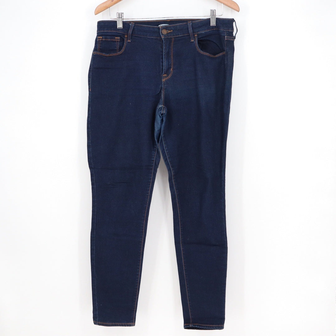 Old Navy Rockstar Super Skinny Jeans Womens 12 Dark Wash Indigo Denim